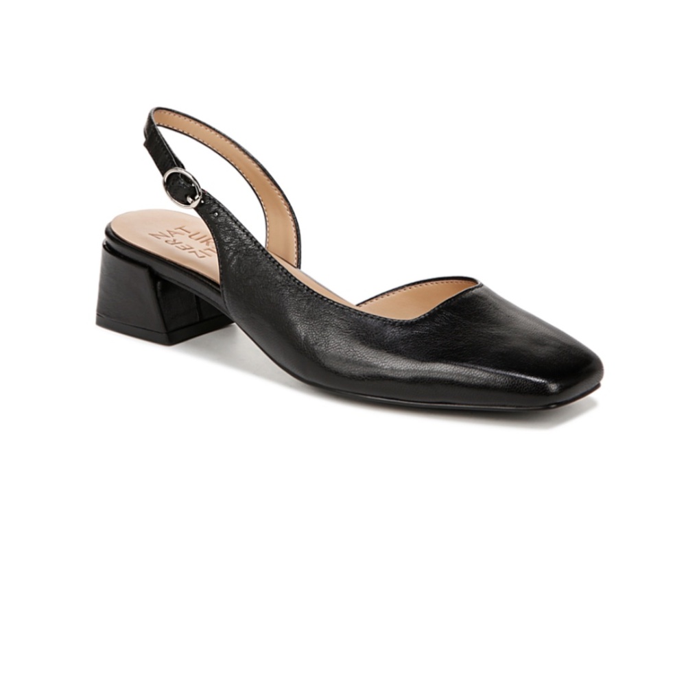 Naturalizer Jayla mid-heel square toe sling back women’s  size 8.5W
